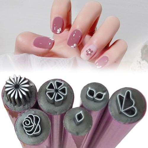 6pcs Nail Art Stamp Pen, Nail Art Flower Stamp Pen - Picture 10 of 15