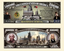 OUR HOGWART'S SCHOOL NOVELTY NOTE AND BILL (25 Each)