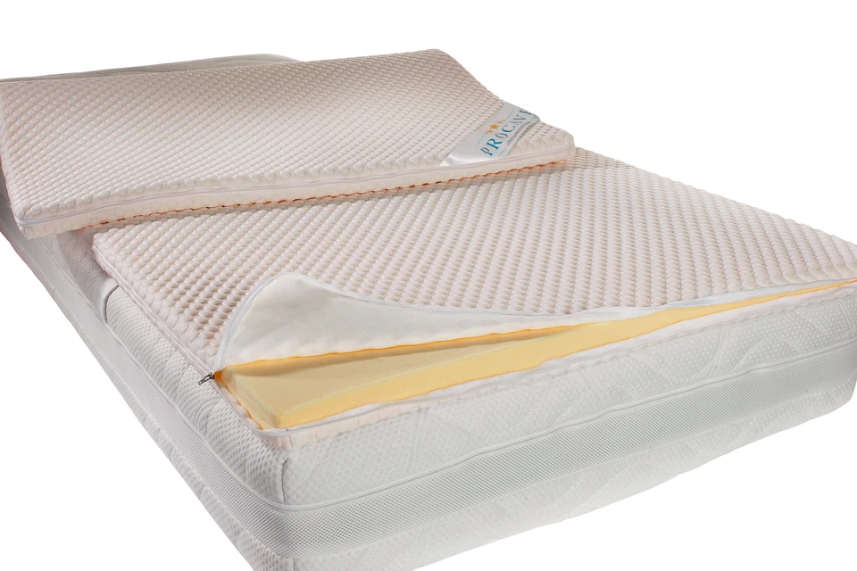 PROCAVE Viscoschaum Topper Matratzenauflage Matratzentopper Auflage Noppen-Tuch - Bild 2 von 4