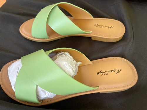 Sandal Miss Shop Alice Pistachio BNIB, Sz 7 - Picture 5 of 16
