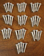 50 Midwest Fastener 1/4" x 1-1/2" Long Zinc Hex Bolts. Fine Thread. Grade 5.