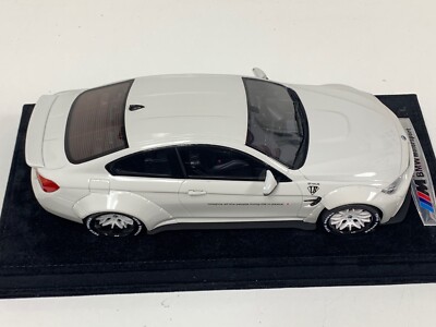1/18 GT Spirit BMW M4 LB Performance Liberty Walk White wheels