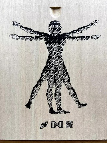 Imbue - Vitruvian Man - Bronze - Signed Box - Picture 4 of 4