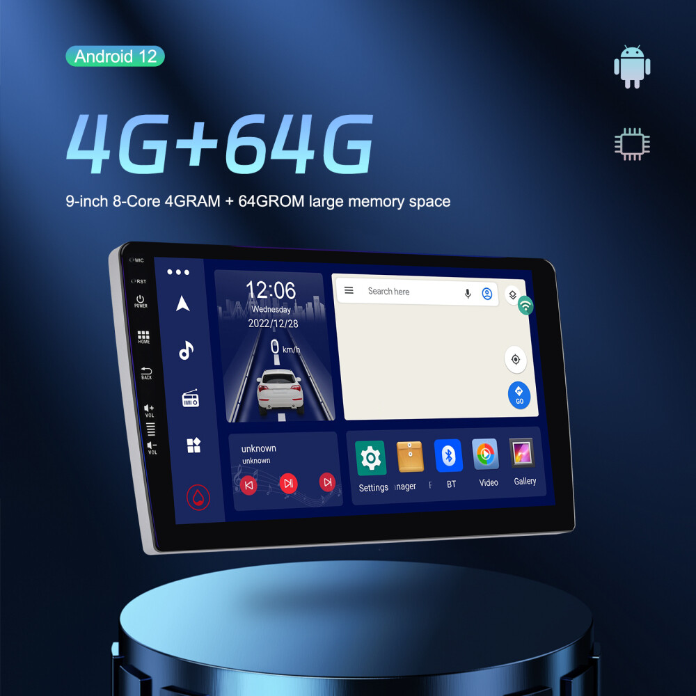 Android 15 Autoradio Für Porsche Cayenne 2003-2010 - 9 Zoll Mit CarPlay & Rückfahrkamera