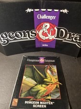 Dungeons  Dragons DUNGEON MASTER SCREEN TSR 9437 CHALLENGER COMPLETE W MODULE