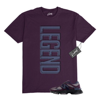 9060 Plum Brown Ice Wine Dark Arctic Grey T Shirt to Match LEGEND