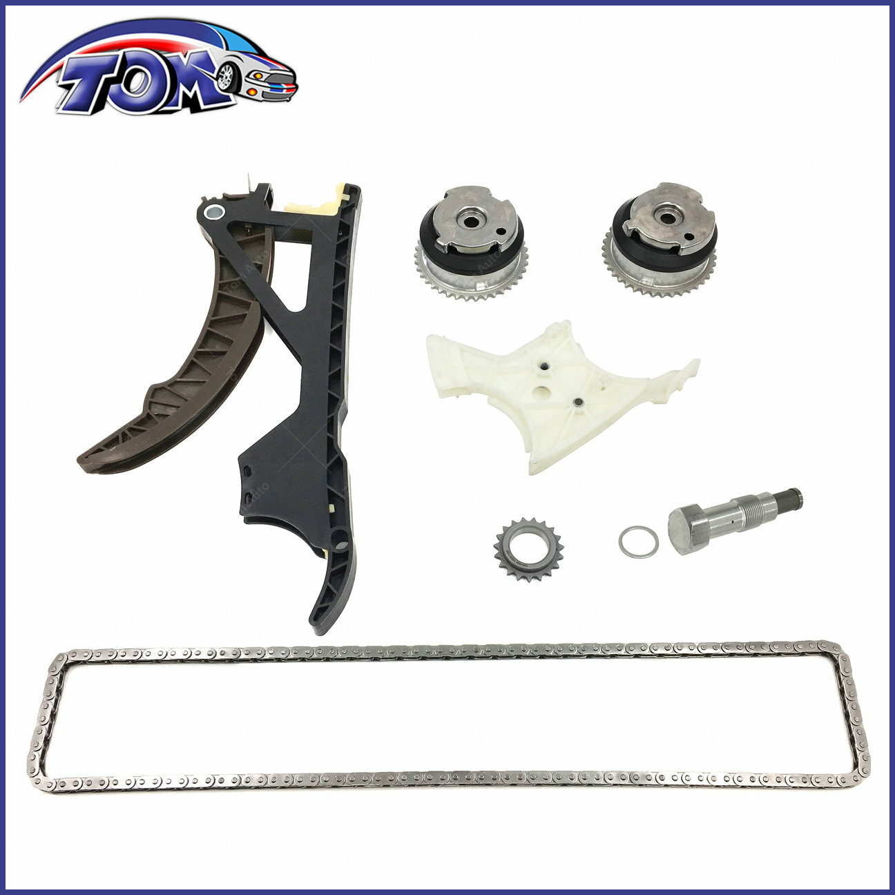 Timing Chain Kit Guide Rail Tensioner VVT Sprocket For BMW E82 E92 F30