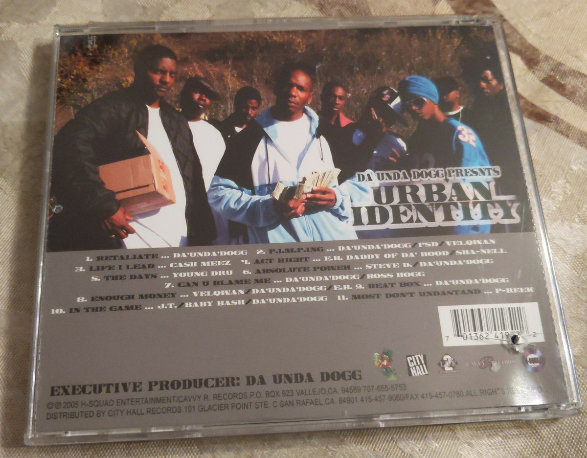 NM Bay Area Rap CD Da' UNDA DOGG Presents: URBAN IDENTITY H-SQUAD