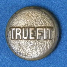 Bb TRUEFIT Antique Brass OVERALL BUTTON Wobble shank Medium