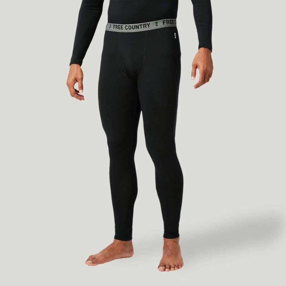 Pantalón Free Country Para Hombre Talla XL-XXL Microtech Heat Cocarber Capa Base Paquete de 2 Foto 3 de 3