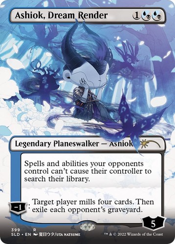 MTG Drown in Dreams RAINBOW FOIL Secret Lair Drop Peach Momoko