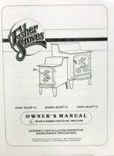 Fisher Wood stove Mama Bear for sale online | eBay