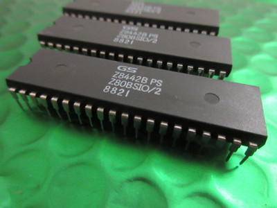 3 x Z8442BPS, Z80BSIO/2, Serial Input / Output 40DIP, VINTAGE ATARI PINBALL ETC.