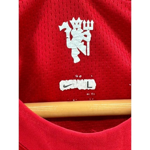 Nike Manchester United Football Club Team Home Soccer Jersey Sz Large 2000s Y2K - 第 3/9 張圖片
