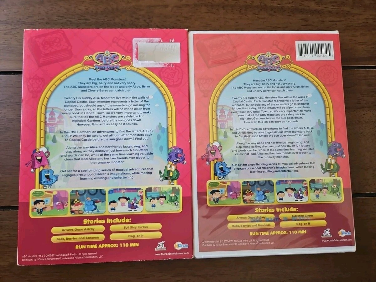ABC Monsters: Starring A B C D SEALED NEW with Slipcover