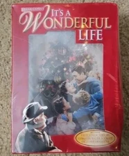 NIB Frank Capra's It's A Wonderful Life 2 Disc Commemorative Book Ornament Set