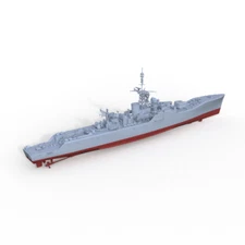 SSMODEL SSC350629S-A 1/350 Military Model Kit HMS Whitby Class Frigate FULL HULL