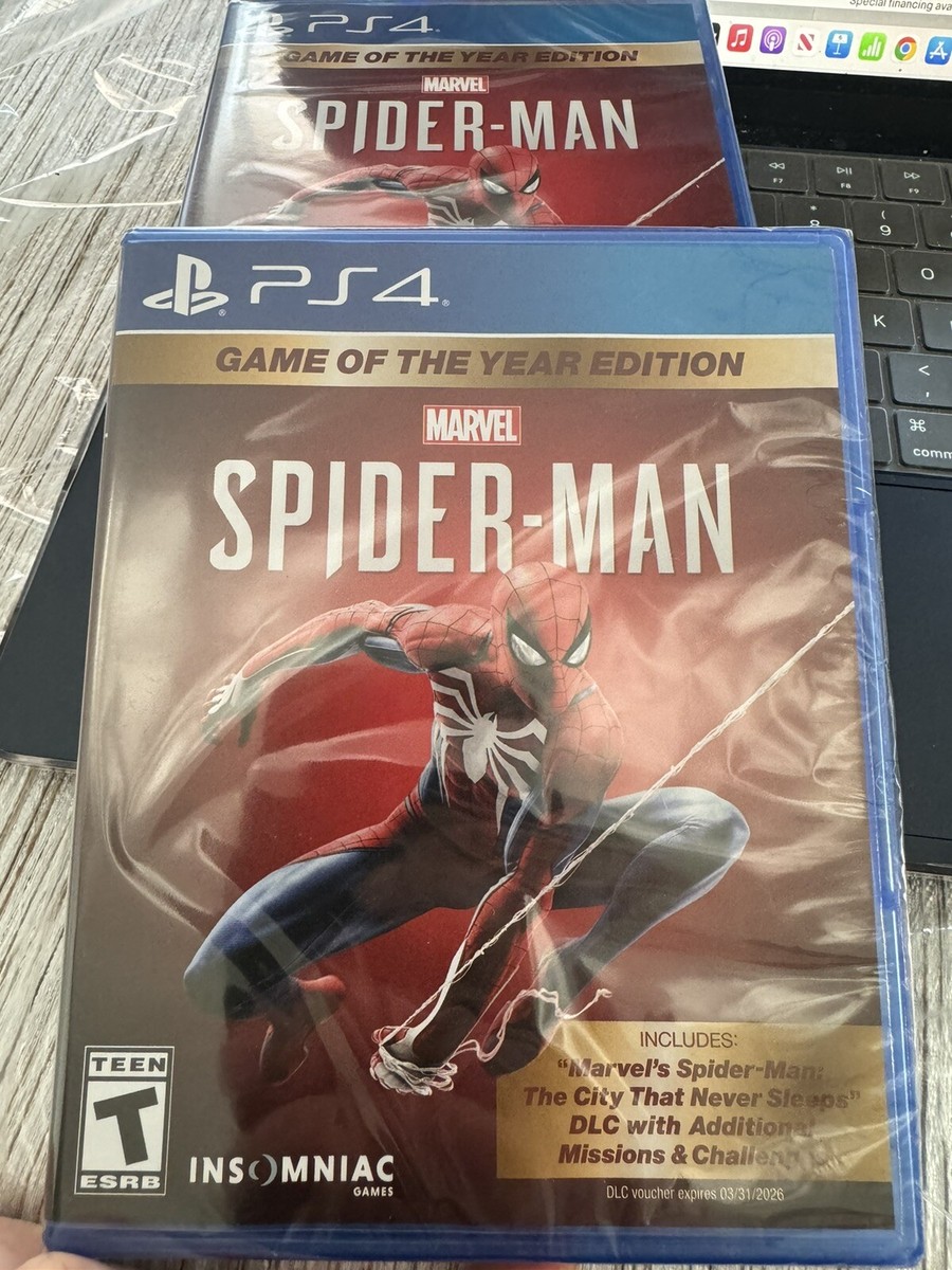 Marvel&rsquo;s Spider-Man: Game of the Year Edition PS4 PLAYSTATION 4 US 