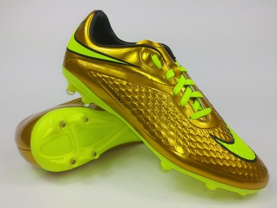 gold soccer cleats