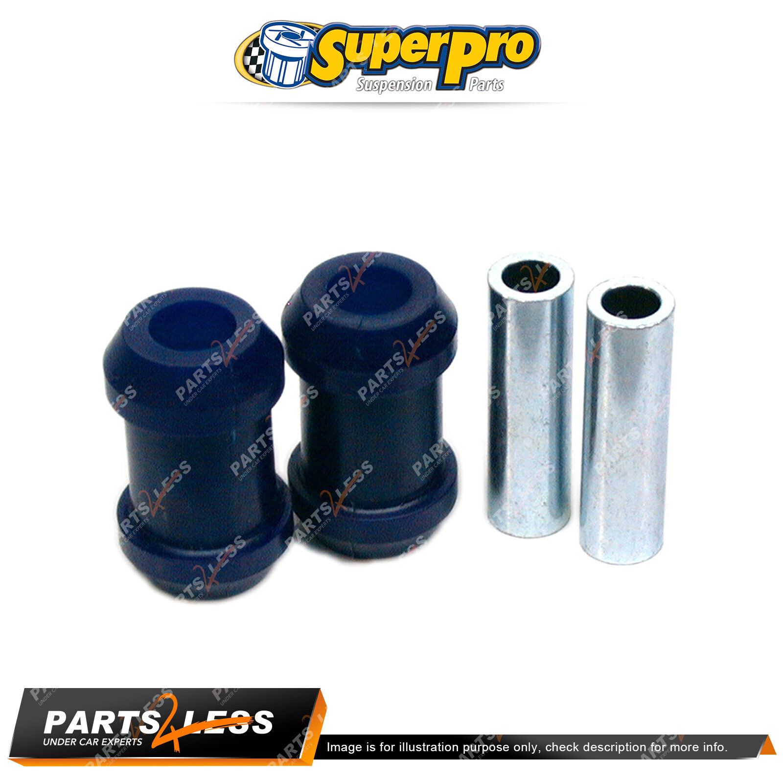 SuperPro Front Lower Inner Control Arm Bushing Kit | Fiat 124 Base (1966) (SPF0235-70K) main image 0