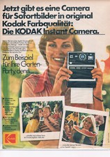 Kodak Werbeanzeige Werbung Kodak "Jetzt gibt es eine Camera" NG