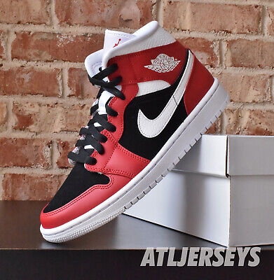 Women's Air Jordan 1 Mid Gym Red White 