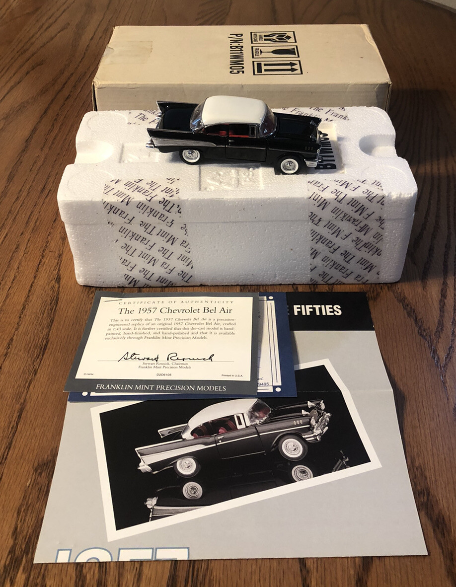 Franklin Mint 1:43 Scale 1957 Chevrolet Bel Air Diecast W