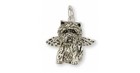 Cairn Terrier Angel Charm Jewelry Sterling Silver Handmade Dog Charm Cnwt15-Ac