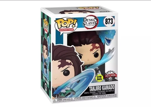 FUNKO POP! VINYL - DEMON SLAYER - TANJIRO KAMADO #873 - GLOW IN THE DARK Special
