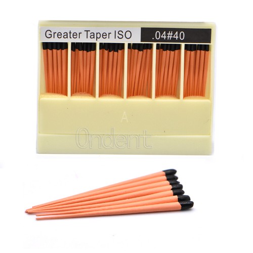 60X Dental Gutta Percha Points .04 Taper 40# Black Label Color Coded 60Pcs/Box - Picture 3 of 10