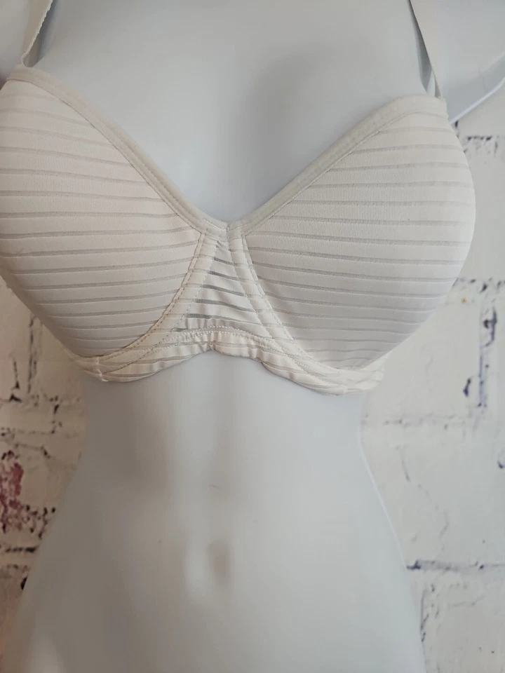 Sujetador Camiseta Fruit Of The Loom Juniors I Love My Racerback Blanco Rayas Talla 34DD Foto 2 de 4