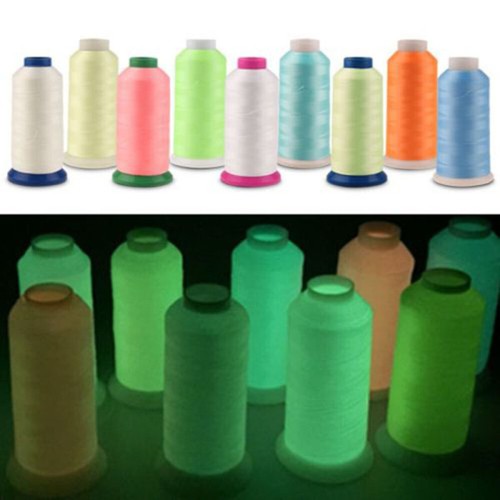 1PC glow in the dark embroidery thread 3000 Yards Spool Luminous Heavy-duty - Picture 28 of 29