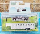 Greenlight 1: 64 2019 福特 F-350 磁性带 Ingot 银色 3 孔拖车独家
