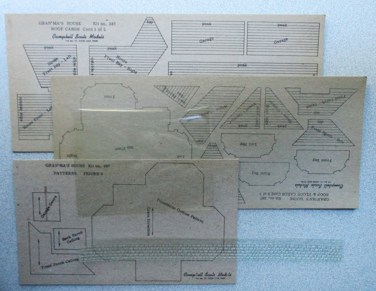 HO Gran'ma's House, One of Campbell's Best Wood Craftsman Kits