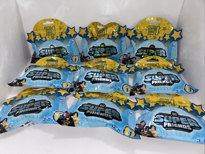 Imaginext DC Super Friends Blind Bag Figures COMPLETE SET Series 1 (9 Figures)