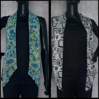 Neck Scarf, Head Wrap, Shawl, Wrap - A Fashion Accessory In 2 Different Patterns