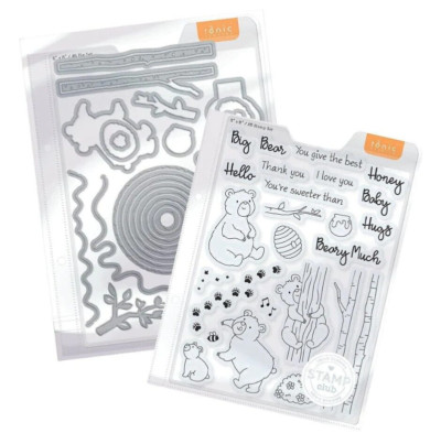 Hungry Honey Bears Stamp & Die Set from Tonic Studios