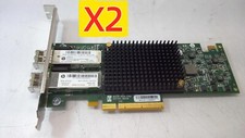 LOT OF 2 HP 792834-001 2-Port 10Gb SFP PCI-E 3.0 x8 Ethernet Adapter 788991-001