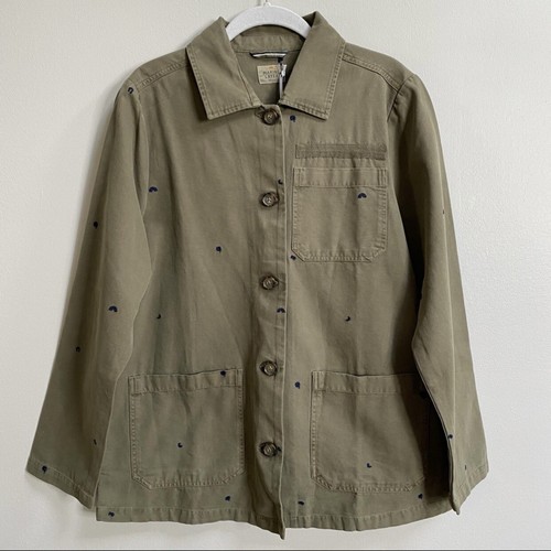 NWT Marine Layer Dusty Olive Gracey Chore Jacket Size Medium
