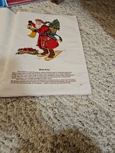 Father Christmas - The Legend of Santa Claus book - 100% Cotton completed - Picture 2 of 3
