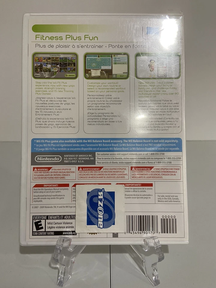 Wii Fit Plus (Nintendo Wii, 2009) BRAND NEW / Sealed - Image 2 of 4