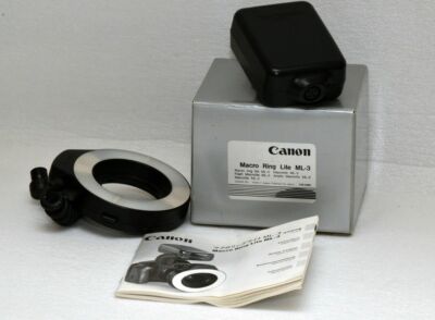 Canon Macro Ring Lite ML-3 Flash Ringförmig Für Foto Medizinische Box No Digital