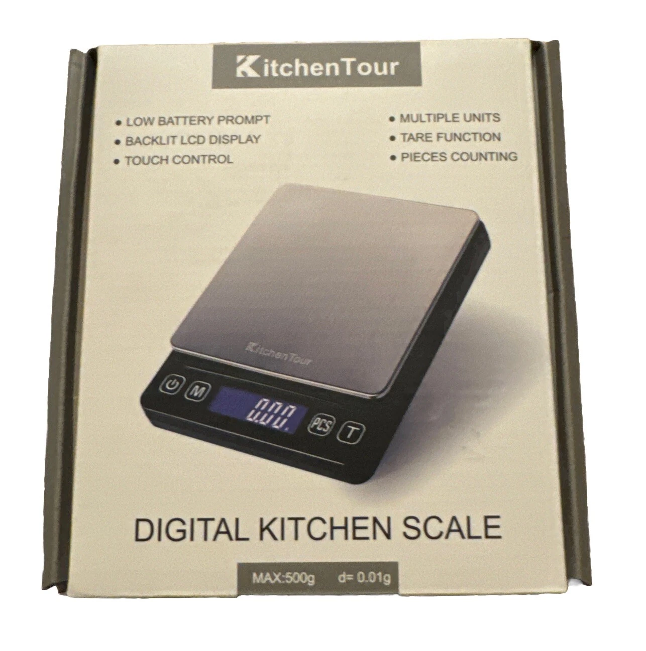 Food Scale, Digital Kitchen Scales W/Battery, Weight Grams,ounces, And More