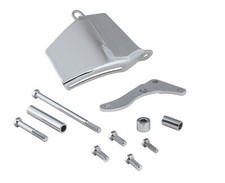 Mr. Gasket 5170 Chrome Alternator Bracket - Small Block Chevy V8s 1976-1986