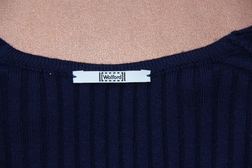 ❤️ Wolford Wool Blend Ribbed Knit Sweater; Size Large - Picture 4 of 4