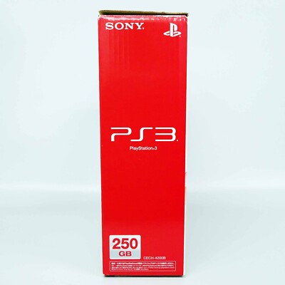 SONY PS3 PlayStation 3 250GB Charcoal Black CECH-4200B