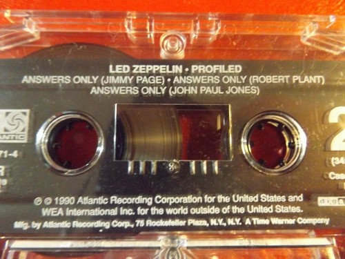 1990 Led Zeppelin \ Profiled \ Band Interview Album Cassette Tape NICE & TESTED! - Picture 6 of 12