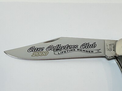 CASE XX CCC 2000 LIFE MEMBER MOSS GREEN BN FOLDING HUNTER KNIFE