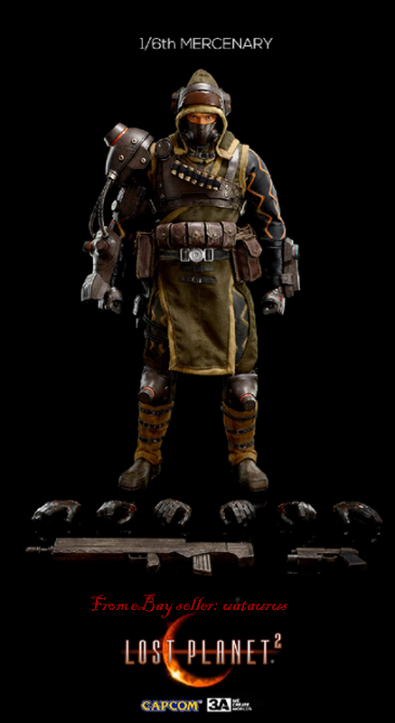 Perfect ThreeA 3a Toys 1/6 Lost Planet Ii Mercenary In Stock New