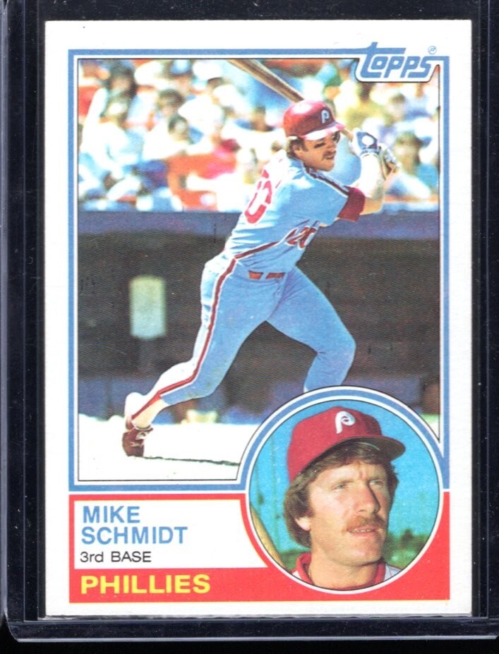 1983 Topps #300 Mike Schmidt Near Mint,  Free Shipping 